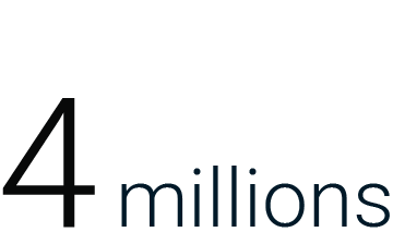 4 millions