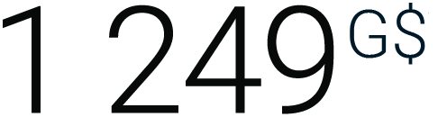 1 249 G$